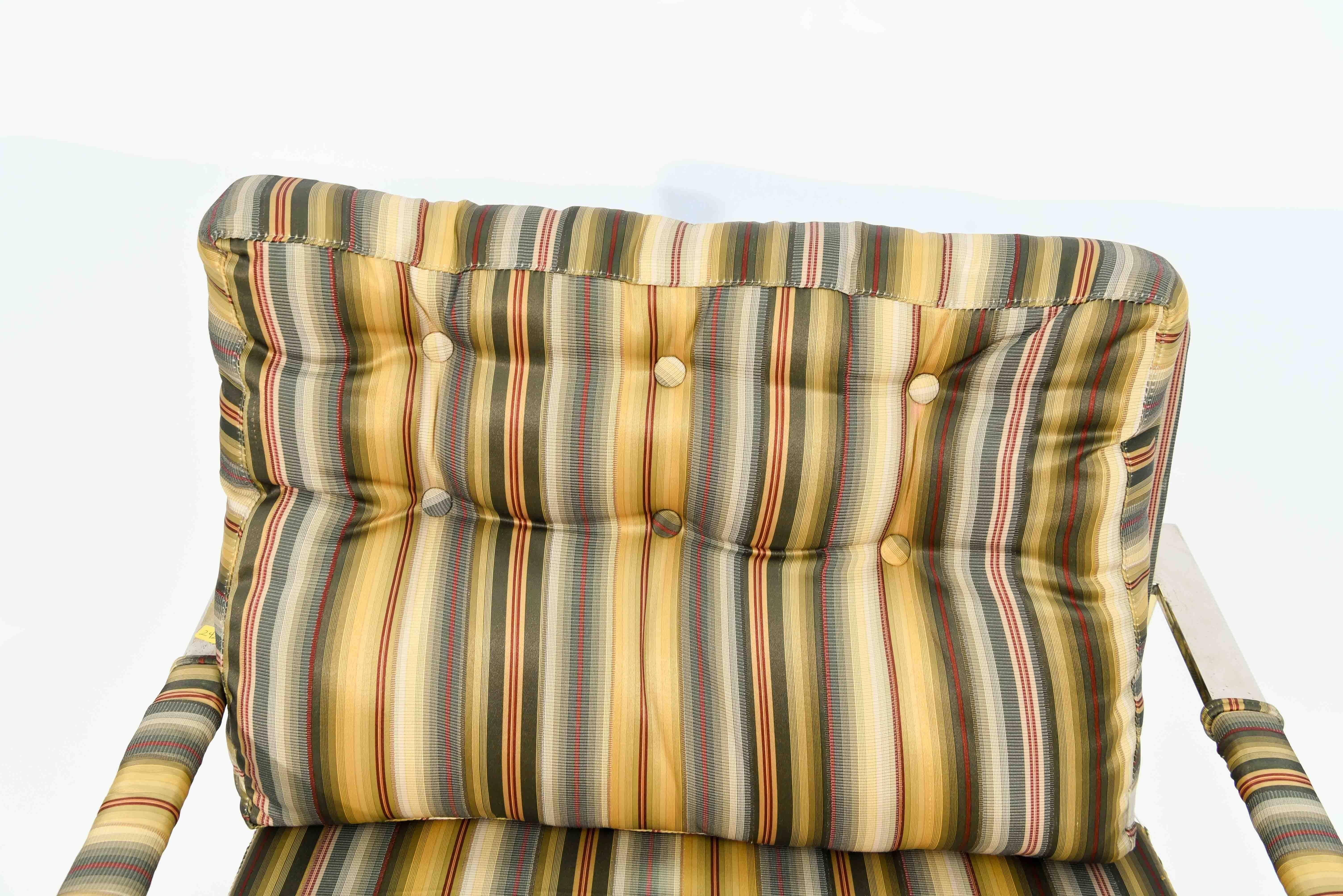 American Milo Baughman for Thayer Coggin Chrome Lounge Chair, 1970s