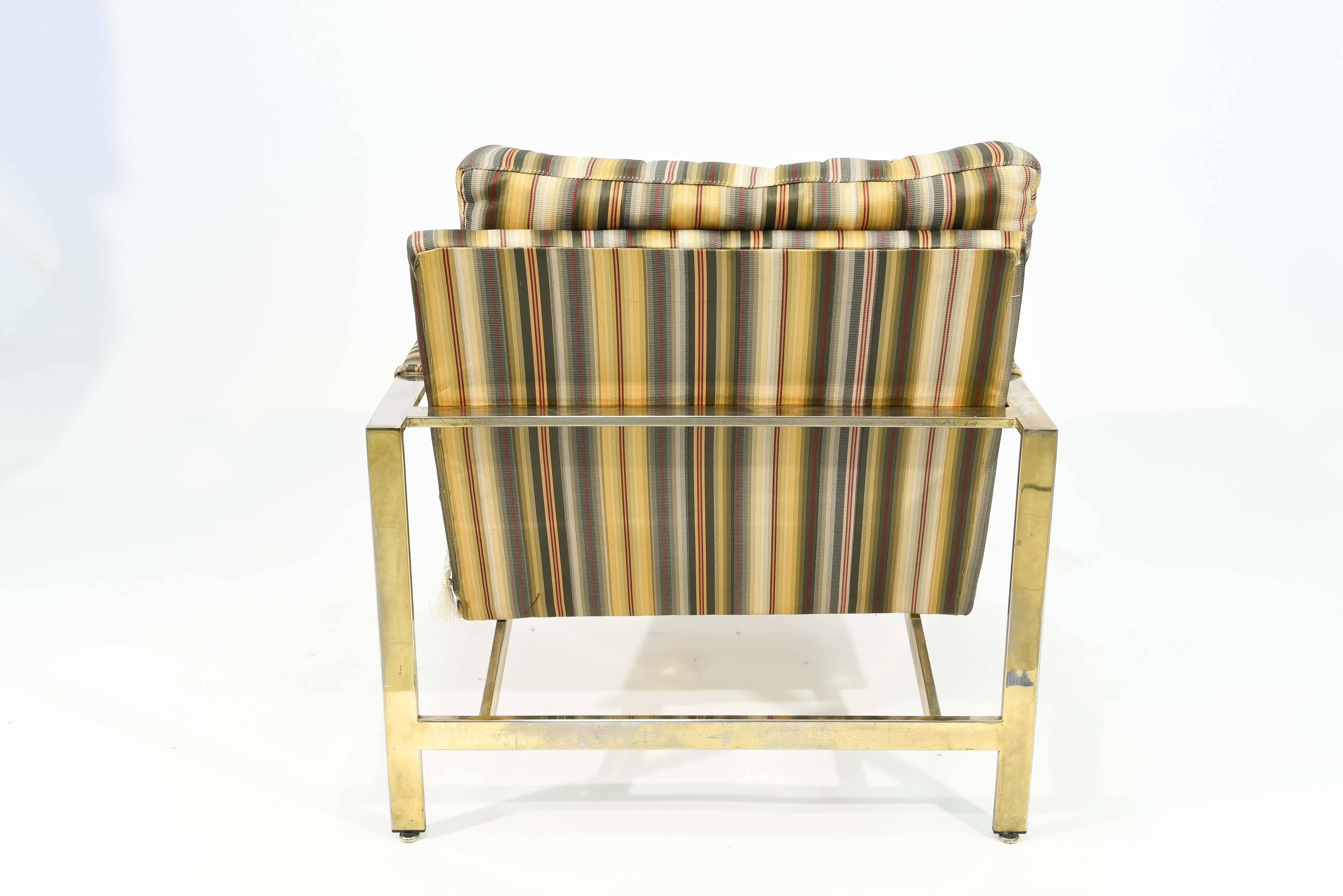 Milo Baughman for Thayer Coggin Chrome Lounge Chair, 1970s 2