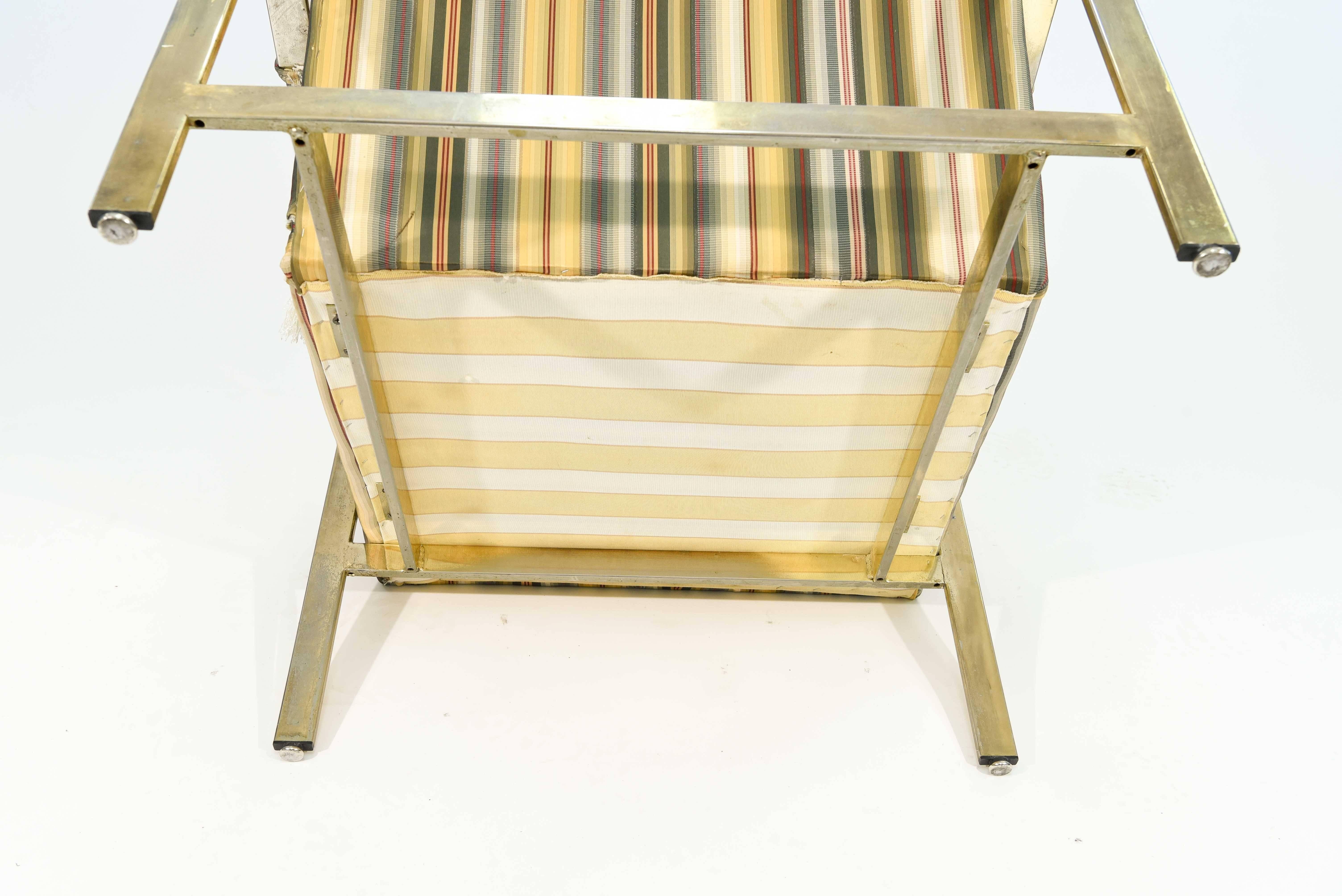 Milo Baughman for Thayer Coggin Chrome Lounge Chair, 1970s 3