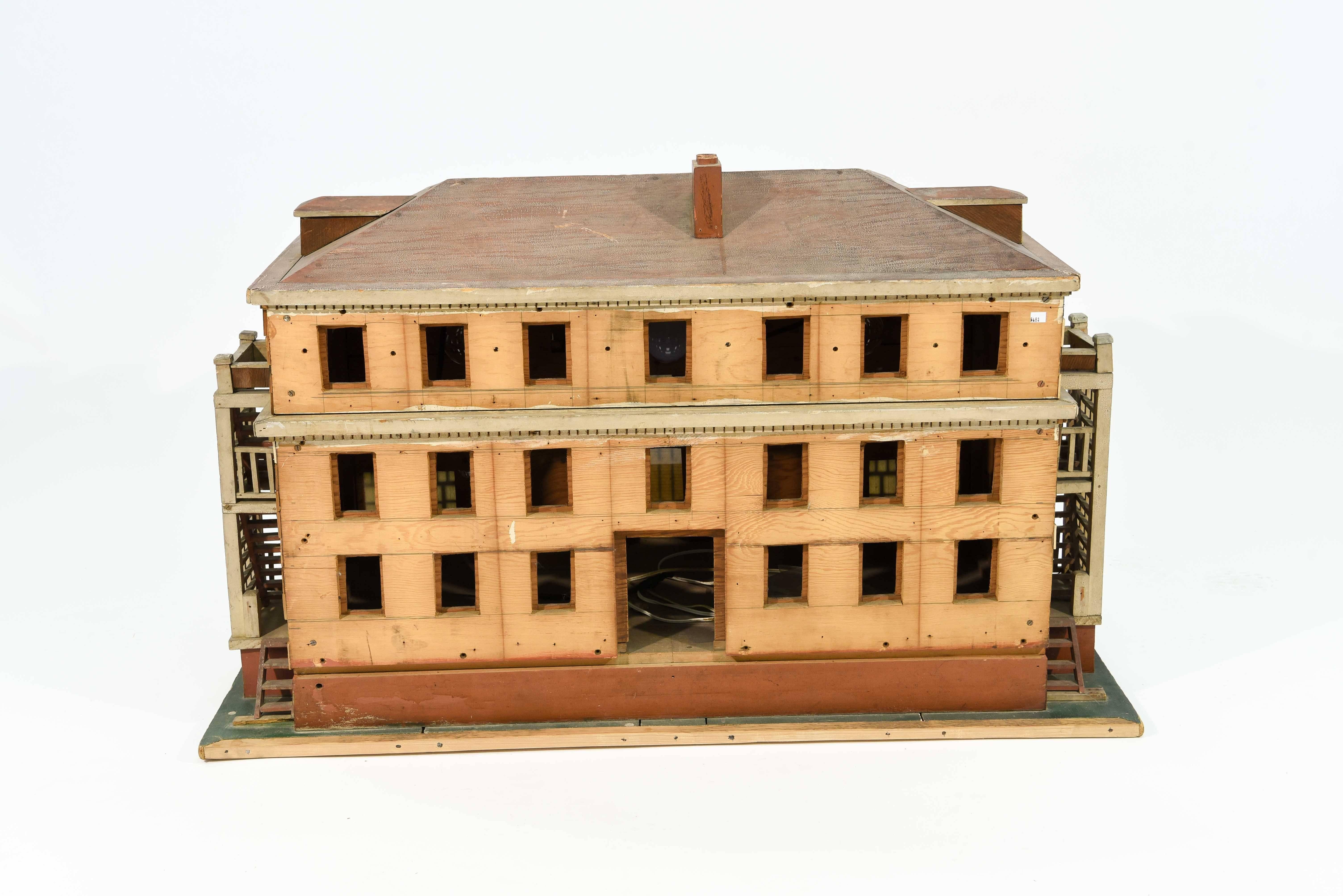 Large Wooden Architectural House Model 2