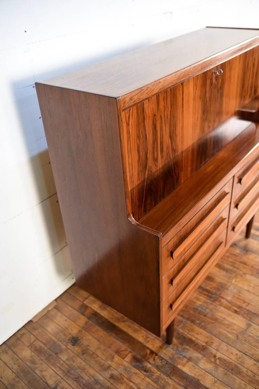 Mid-Century Modern Danish Midcentury Rosewood Secretaire by Ørum Møbelfabrik