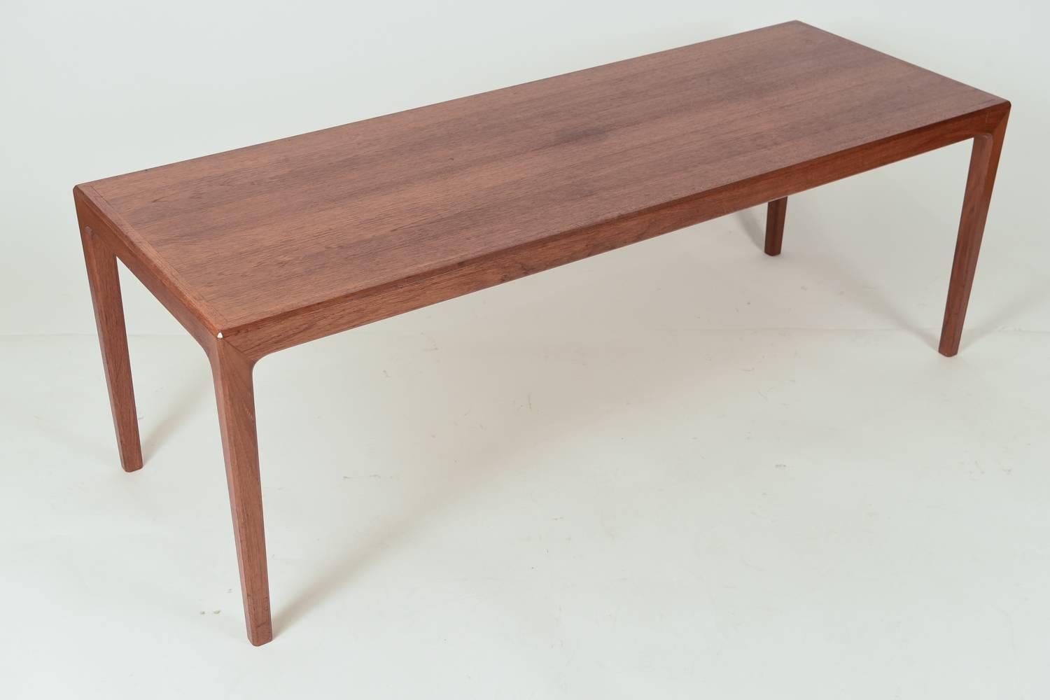 Mid-Century Modern Swedish Mid-Century B. Fridhagen for Bodafors Teak Coffee Table, 1962