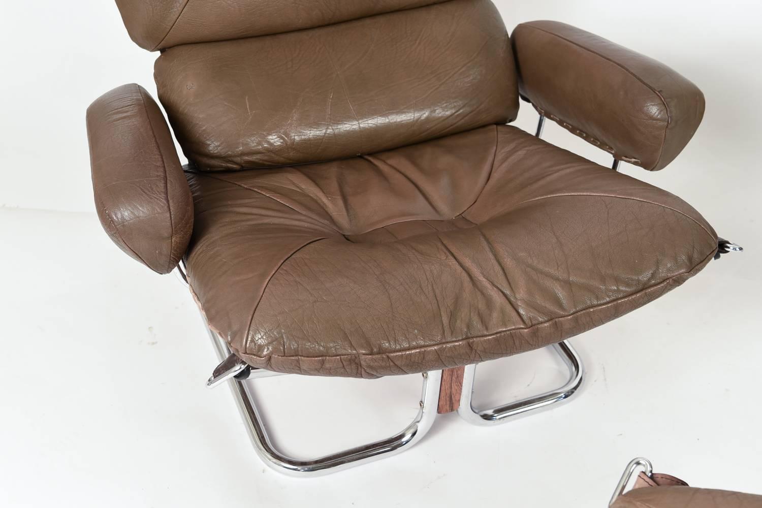 Mid-Century Modern Lounge Chair Suite by Harald Relling, Model Wing for Westnofa