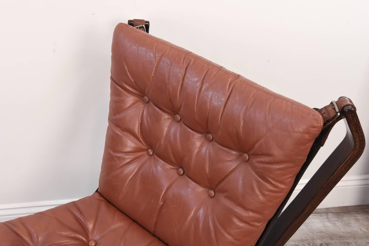 Mid-Century Modern Danish Midcentury Leather Easy Chair