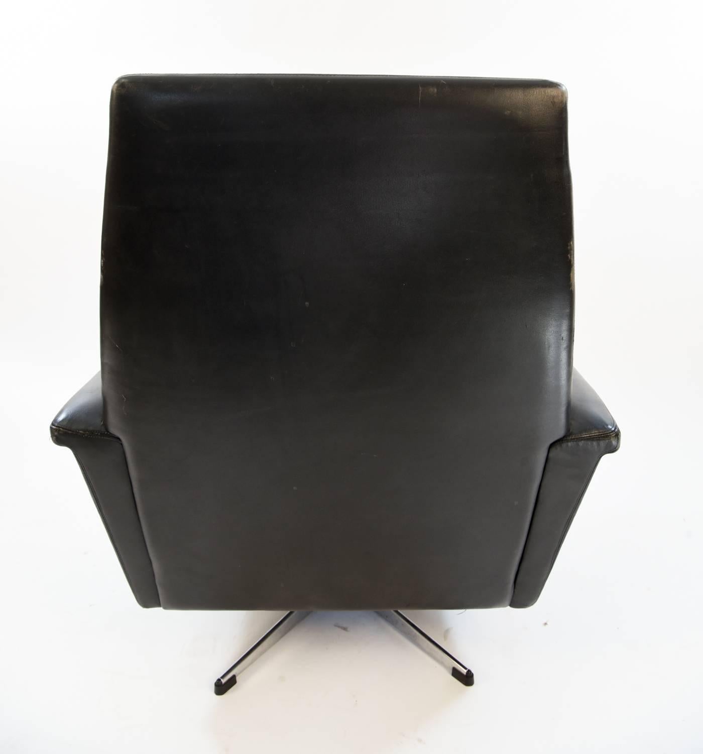 Georg Thams Danish Leather Lounge Chair 3