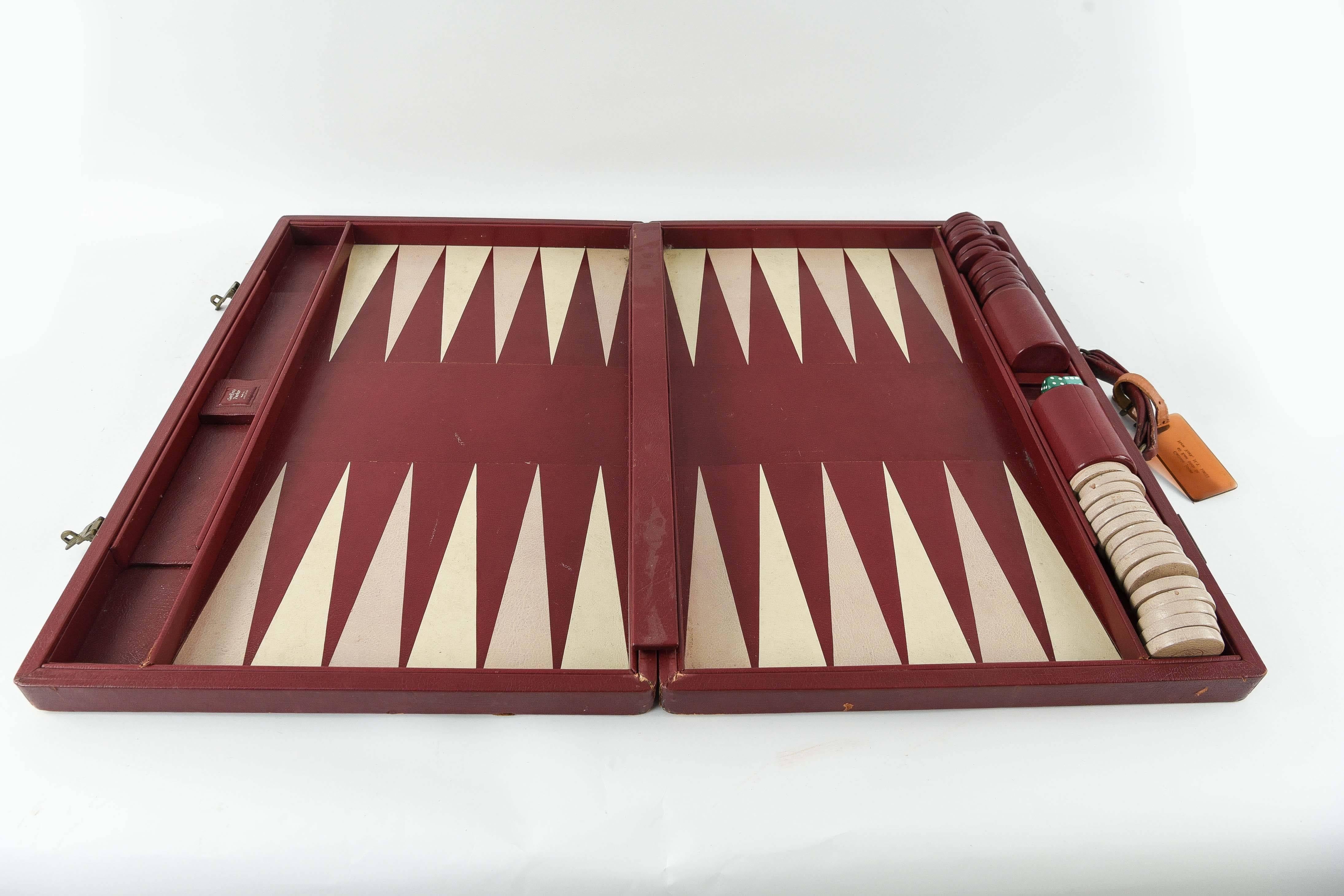 Backgammon-Set von Geoffrey Parker (Britisch)