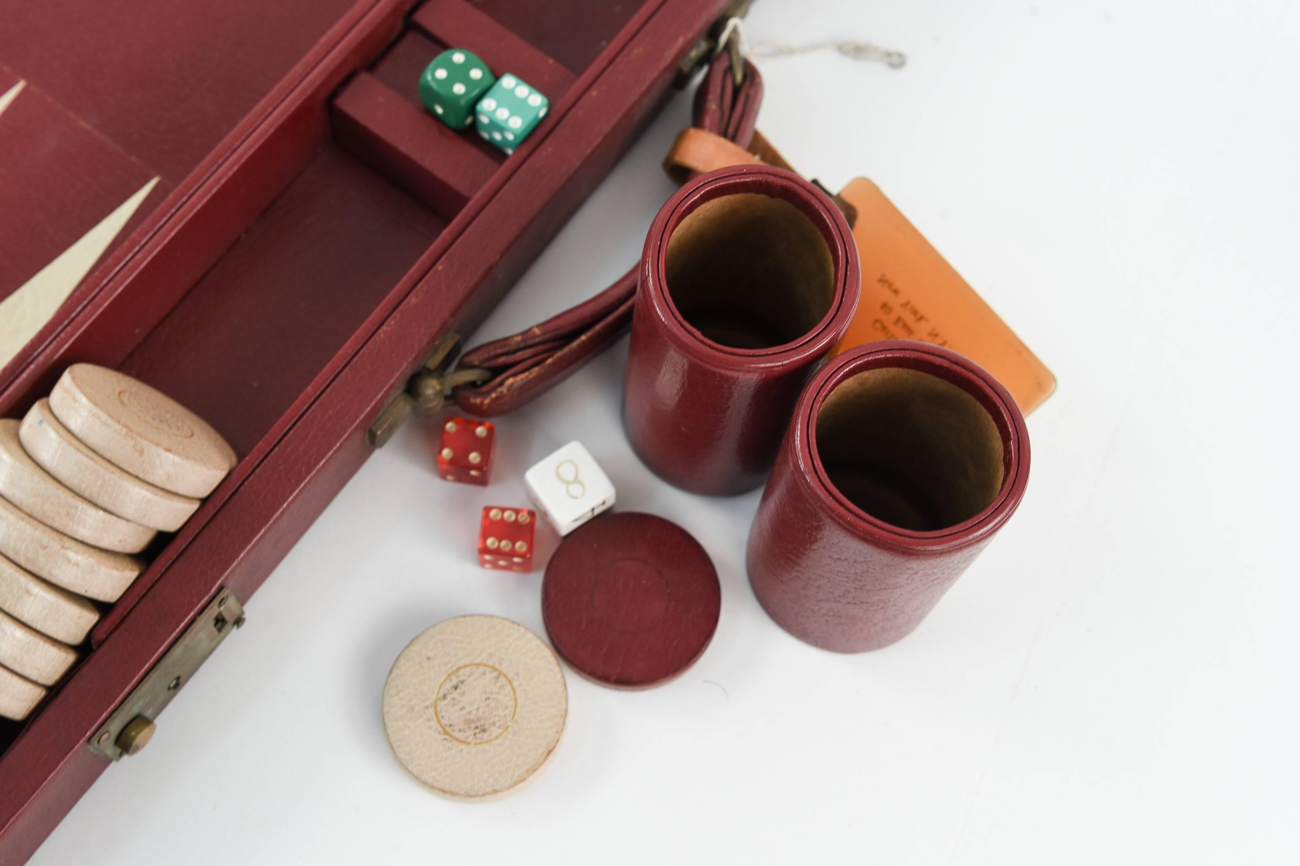Backgammon-Set von Geoffrey Parker (20. Jahrhundert)