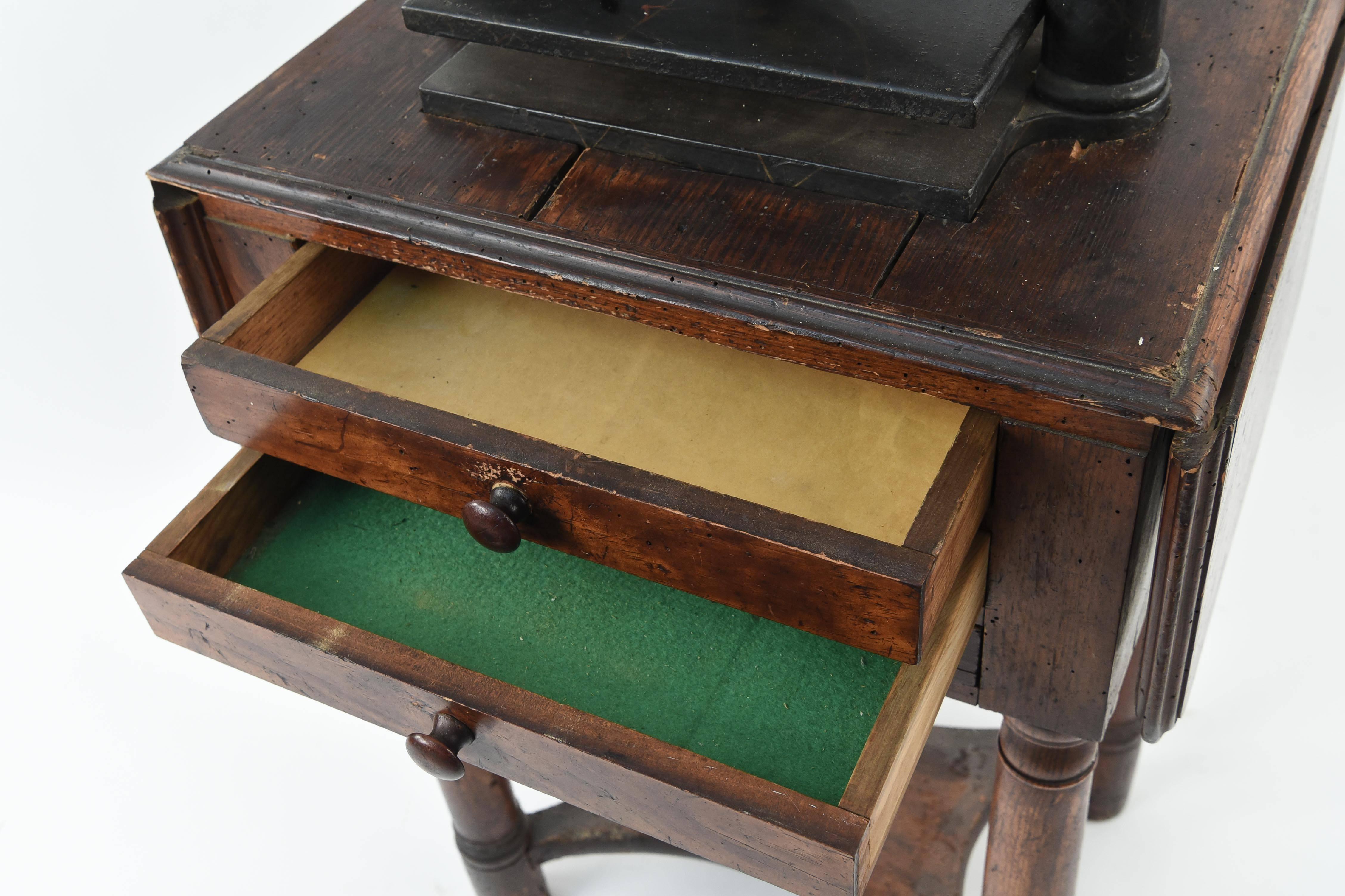 Antique 19th Century Book Press on Work Table 2