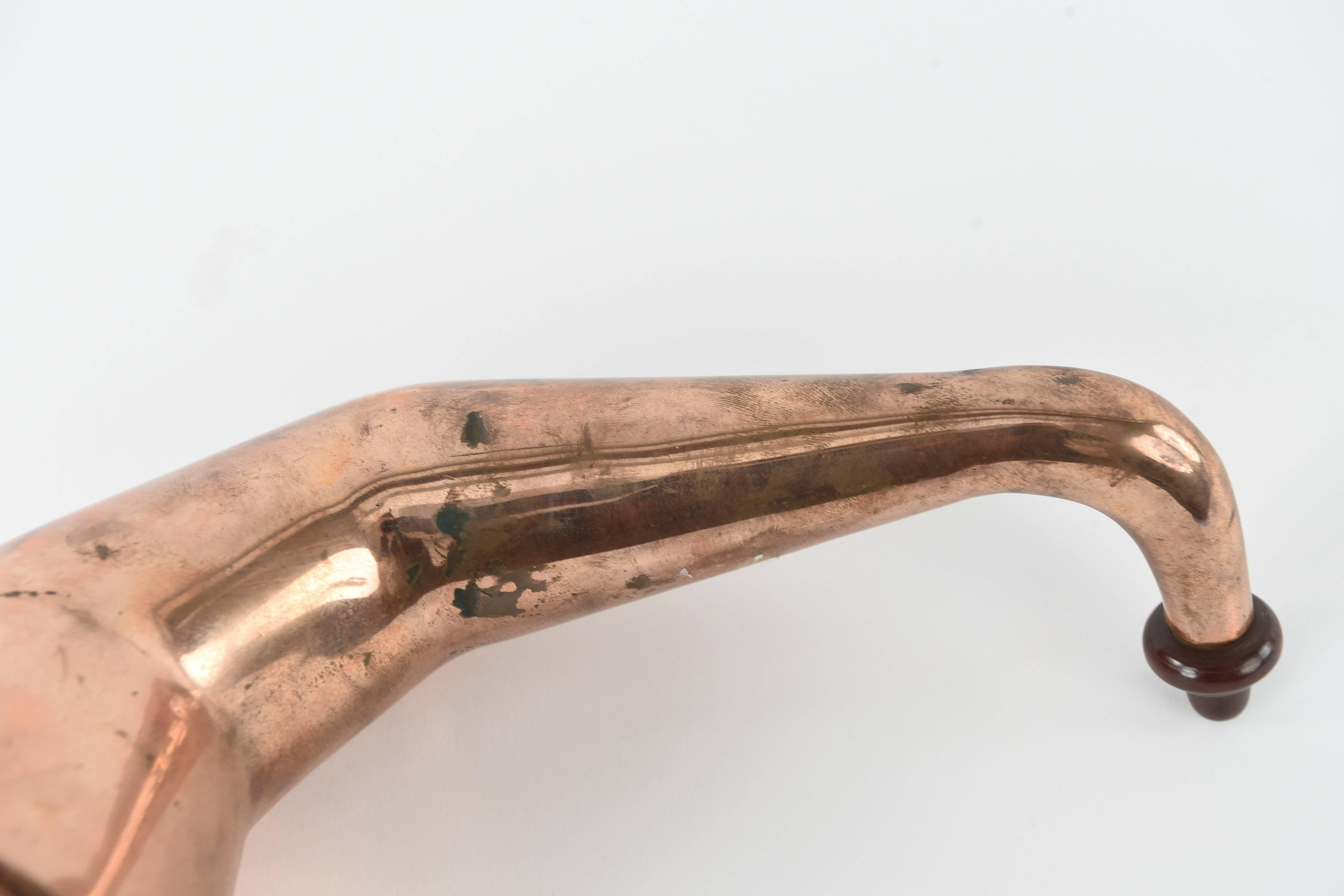 20th Century Antique Copper Hearing Aid