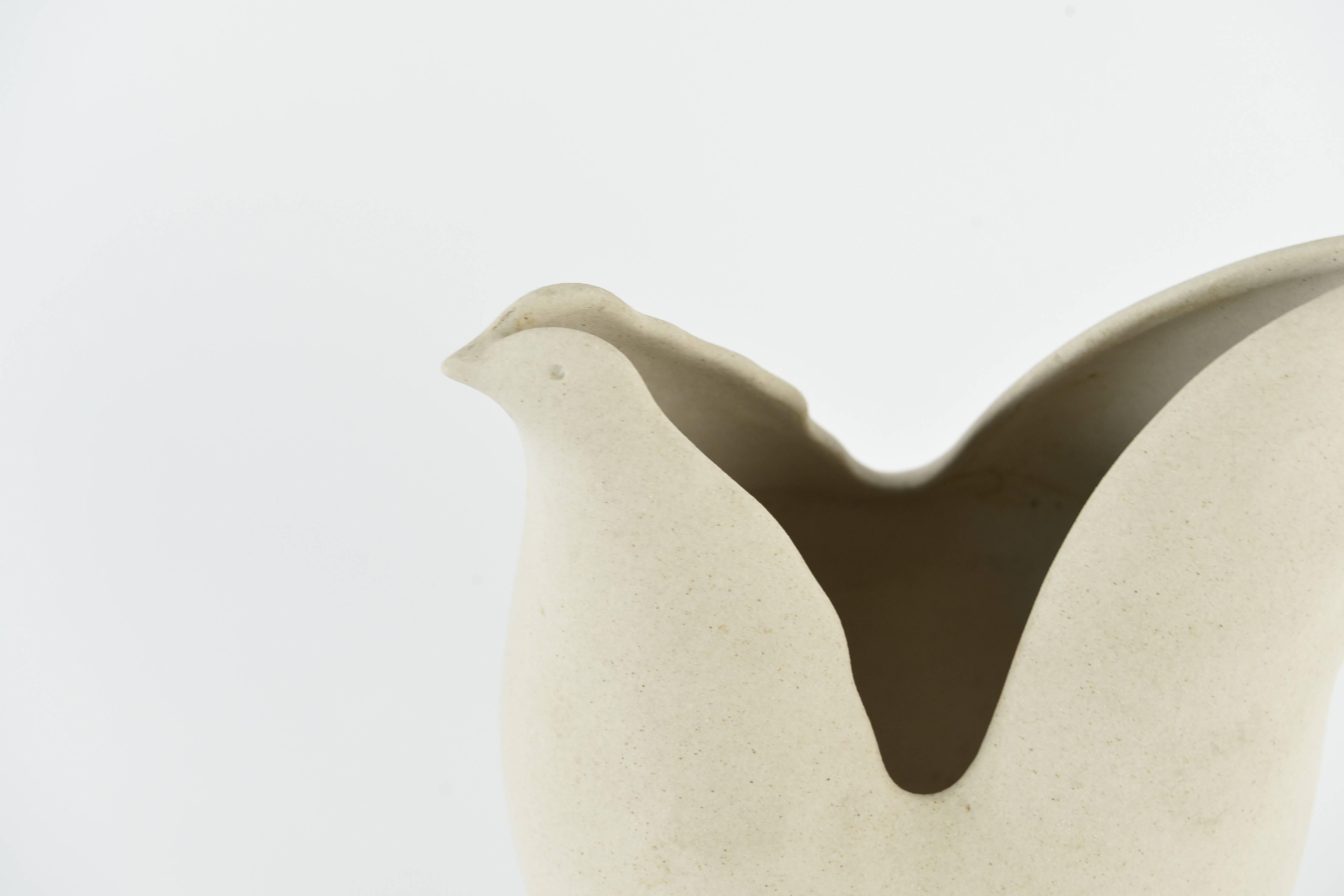 A beautiful modernist contemporary chicken form vase.