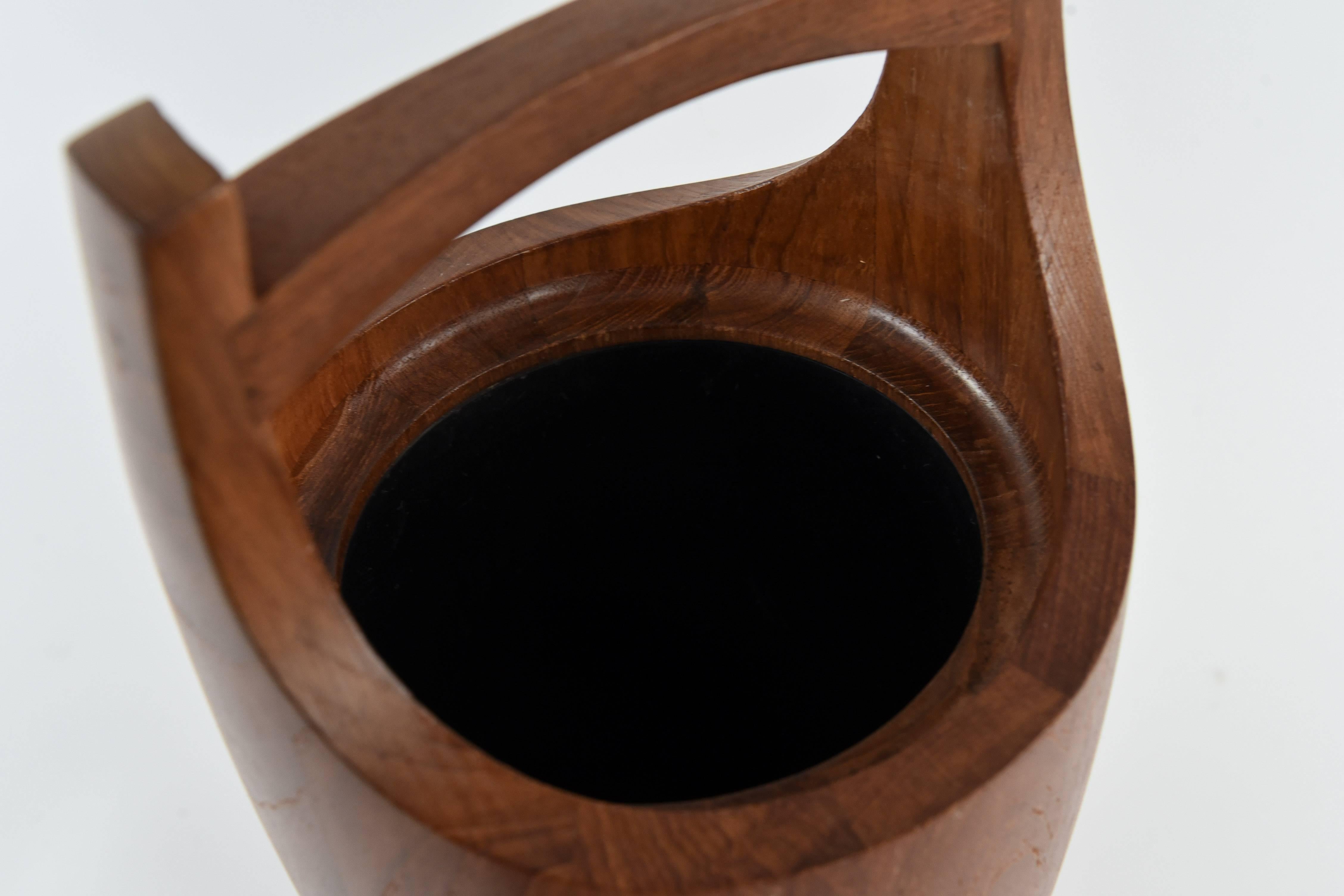 Jens Harald Quistgaard for Dansk Designs Teak Ice Bucket In Good Condition In Norwalk, CT