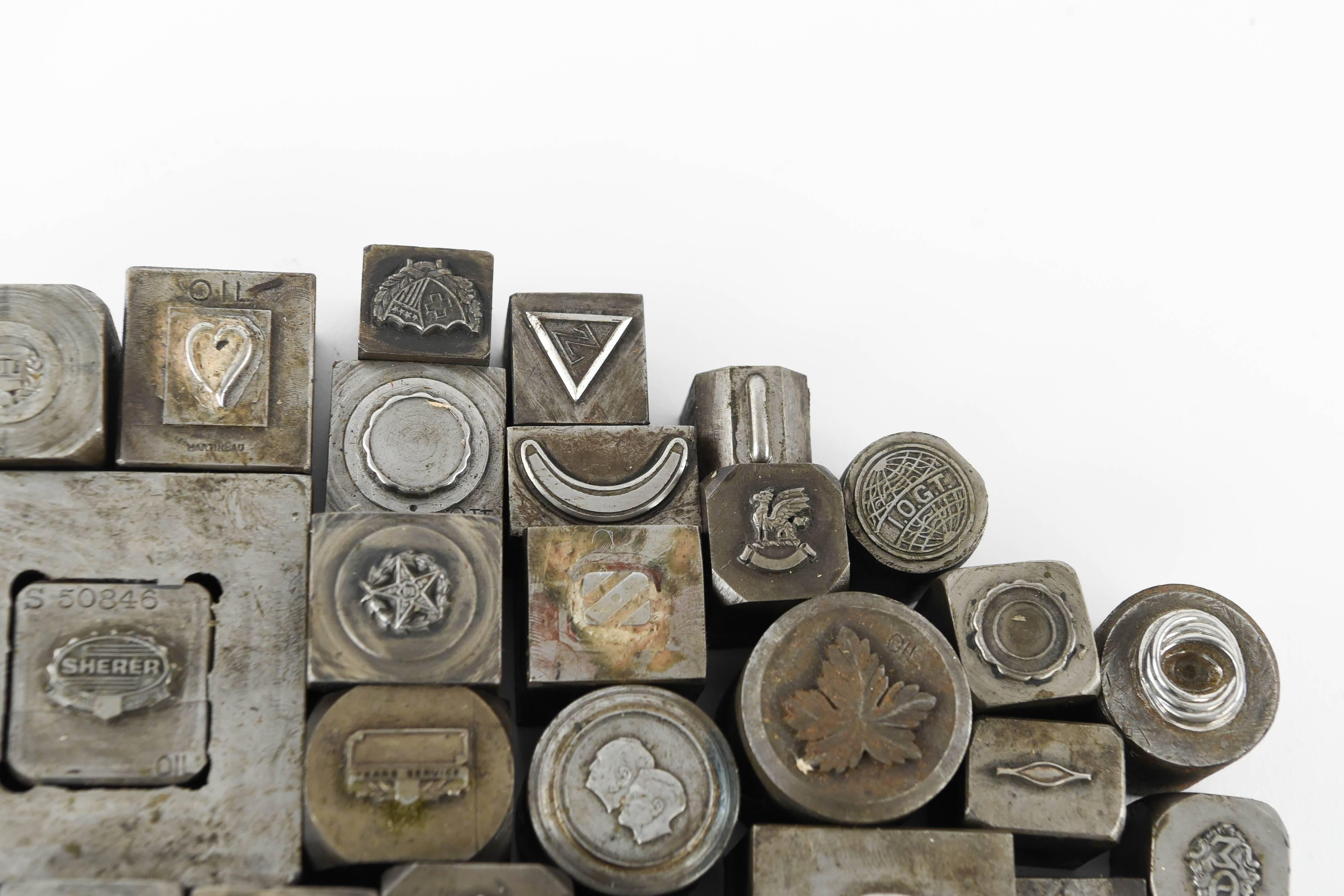 old metal stamps