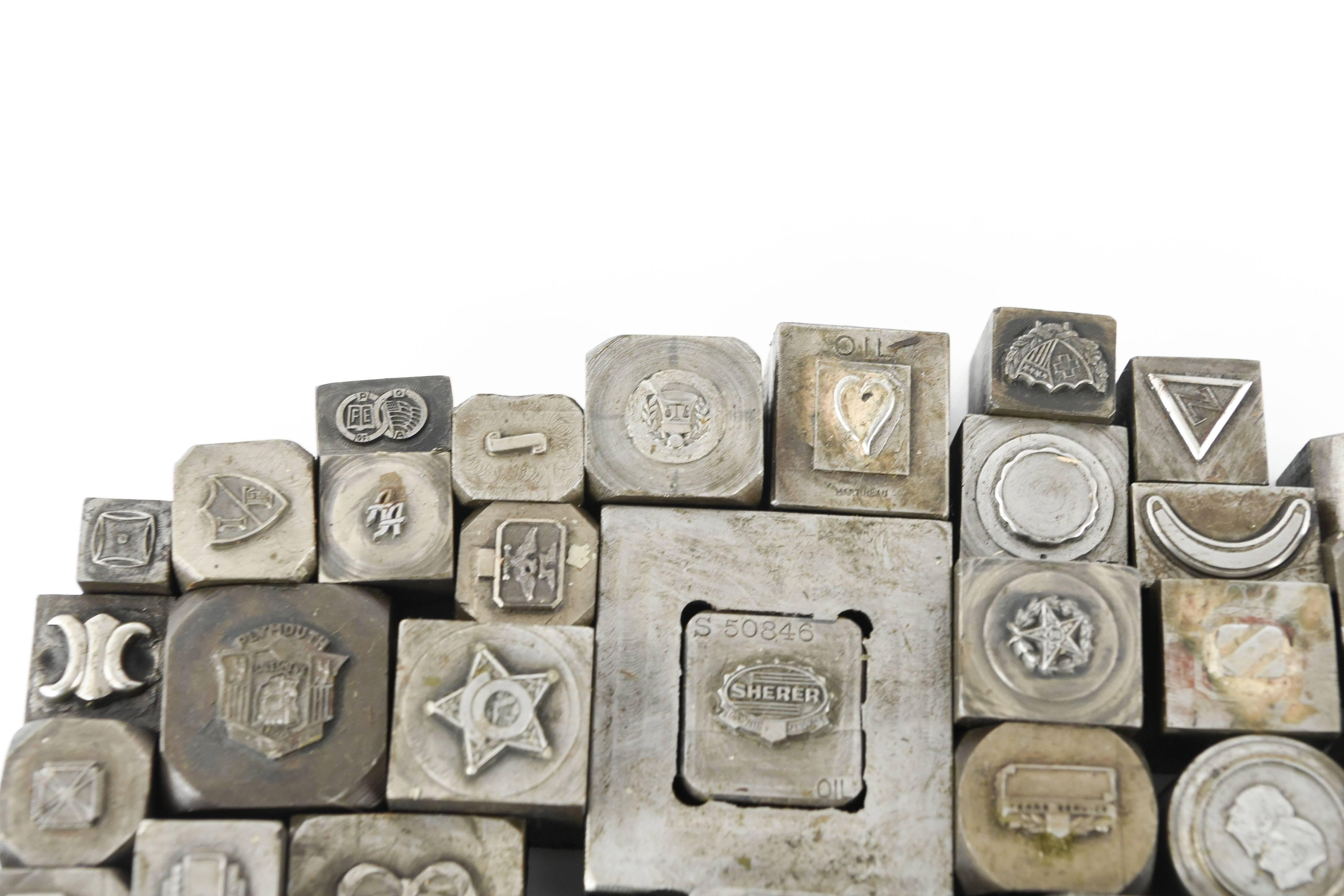 vintage metal stamps