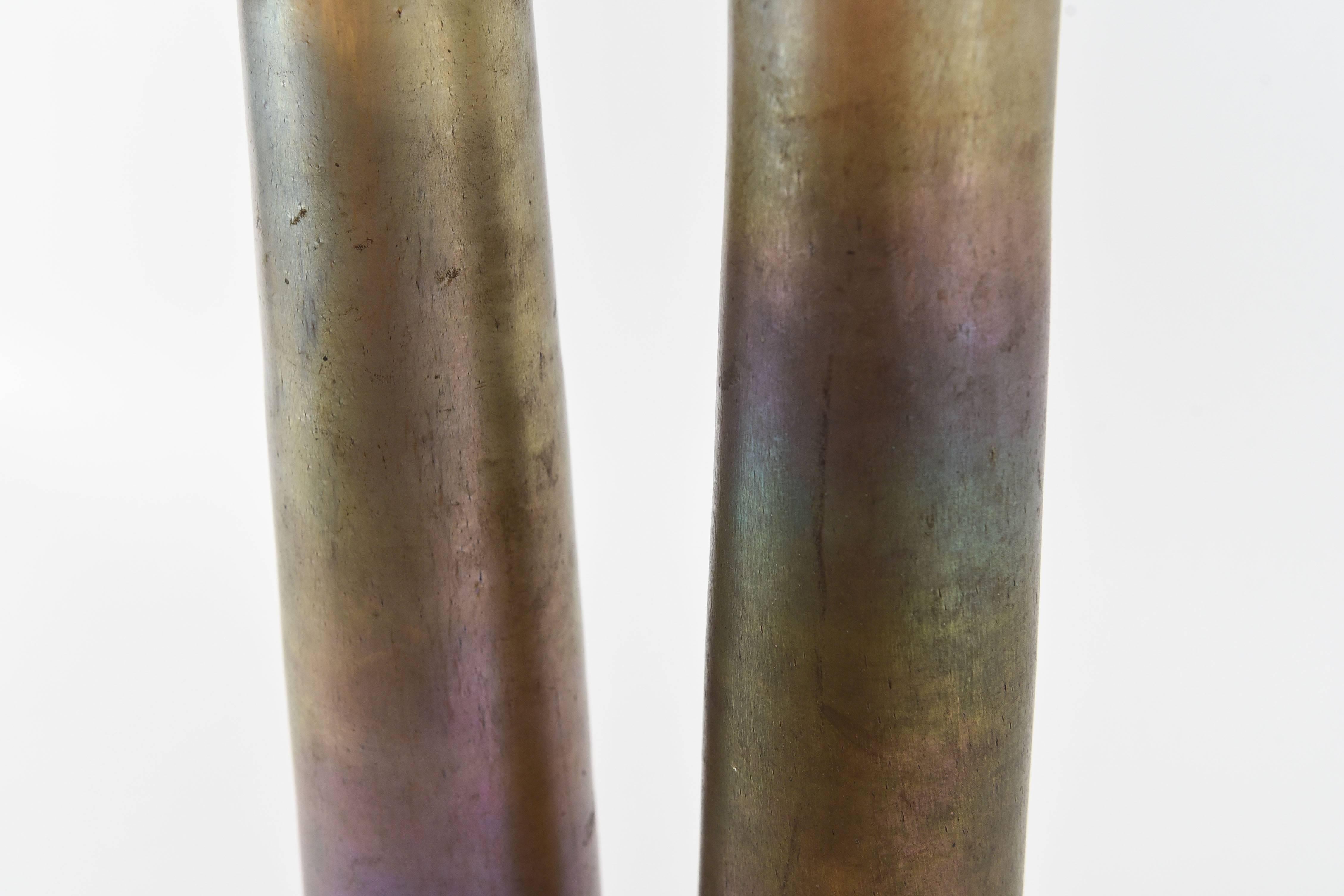 Tiffany Favrile Glass Columns 3