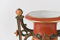 Old Paris Ware Porcelain Exhibition Vase