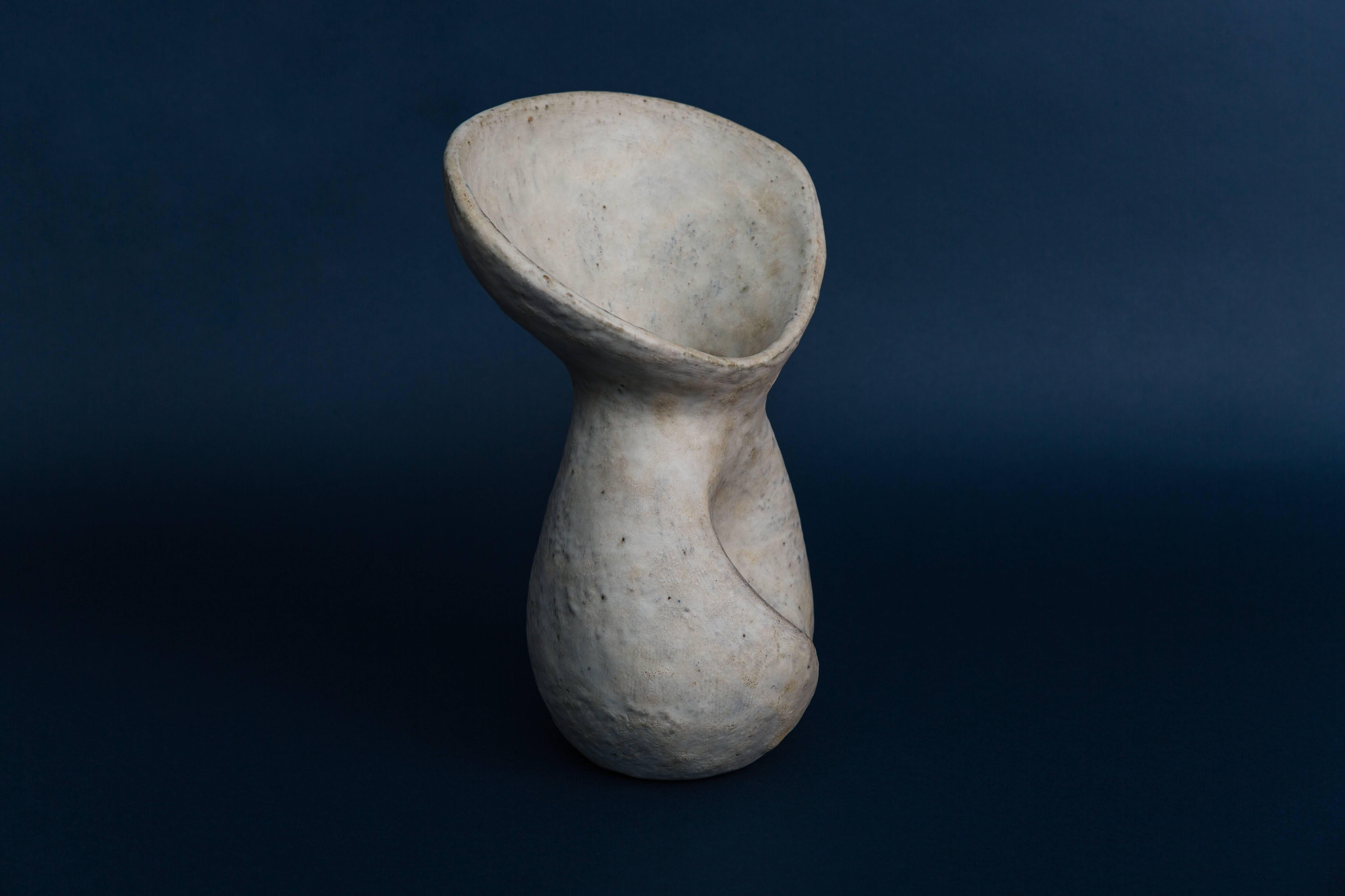 Jarrón de cerámica Valentine Schlegel Francés en venta