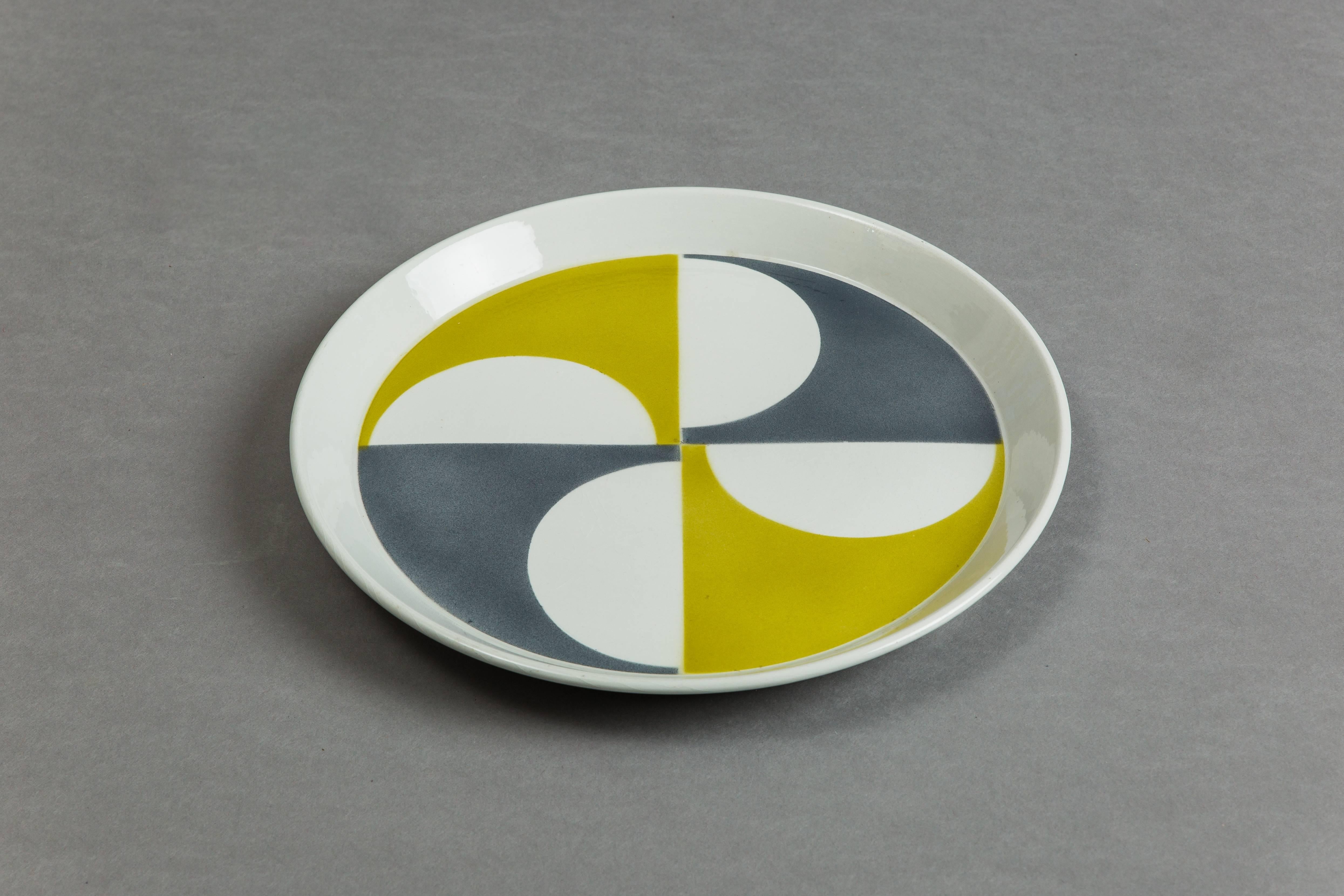 Mid-Century Modern Gio Ponti Set of Four Plates