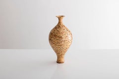 Contemporary American Wooden Vase, Spalted Paper Birch, Handmade, Available Now