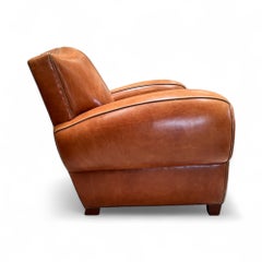 Vintage French Mustache Armchair