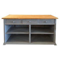 1950's Vintage Counter with Wooden Pulls