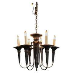 Lampadario in stile Art Déco vintage