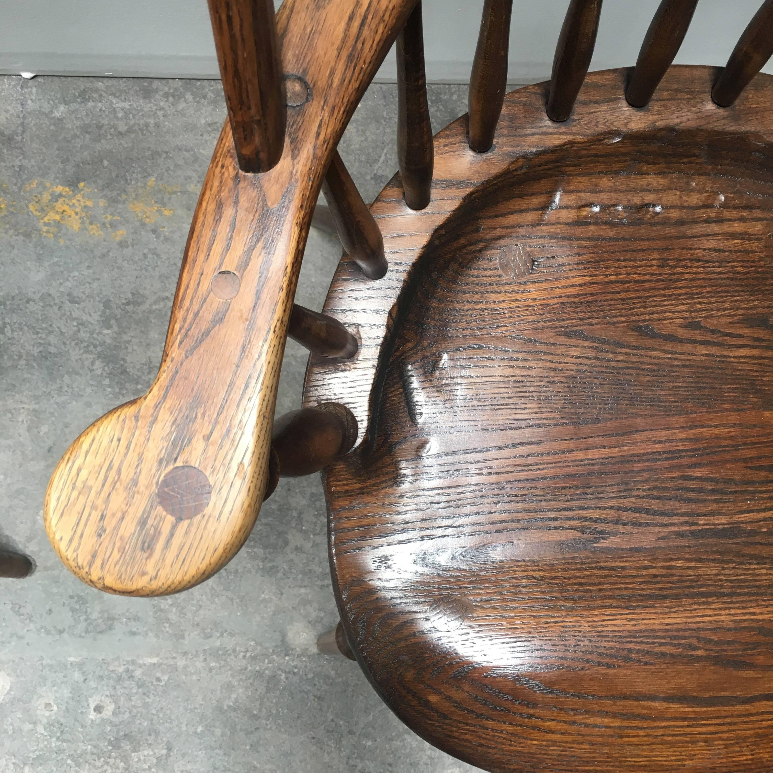 Mid-20th Century Set or Four Windsor Dining Chairs