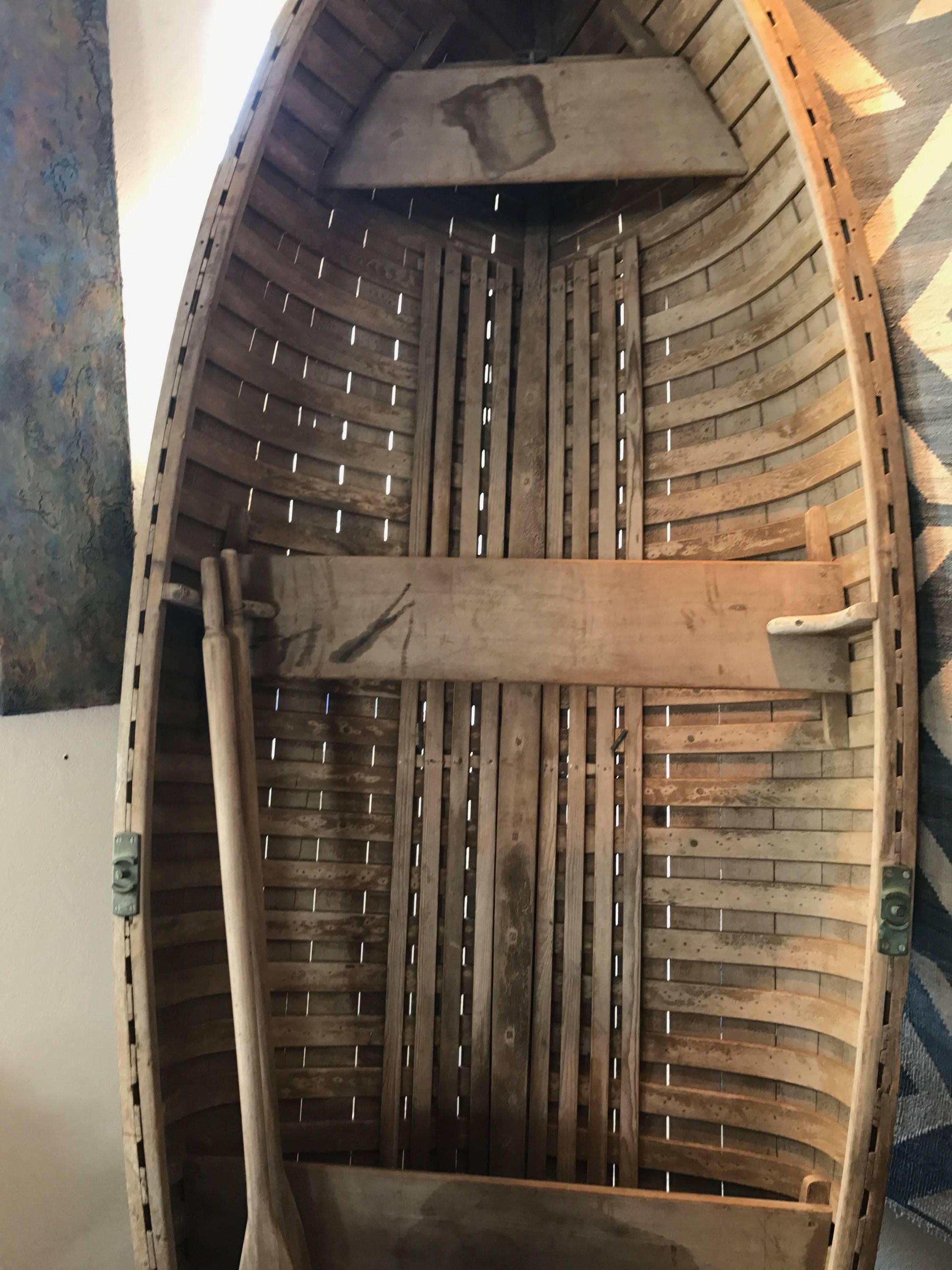 wooden rowboat for sale