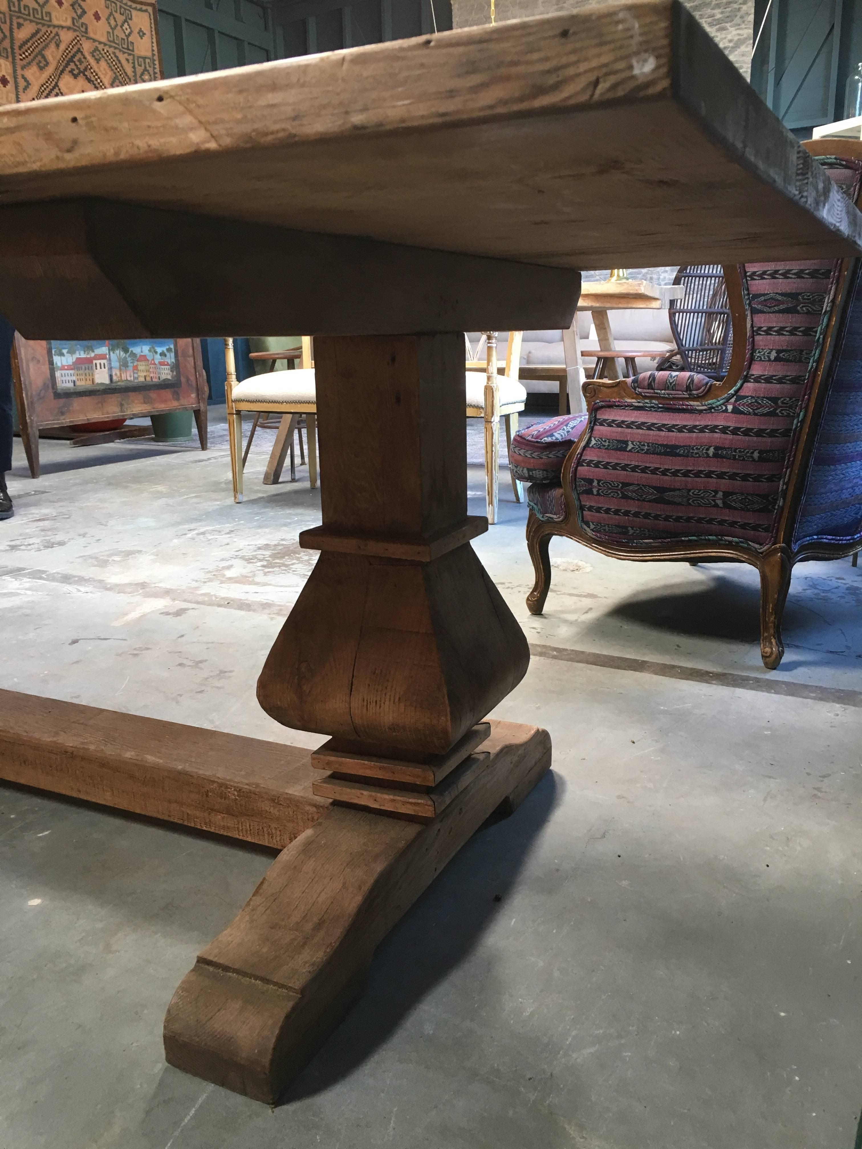 Vintage French Dining Table In Good Condition In Los Angeles, CA
