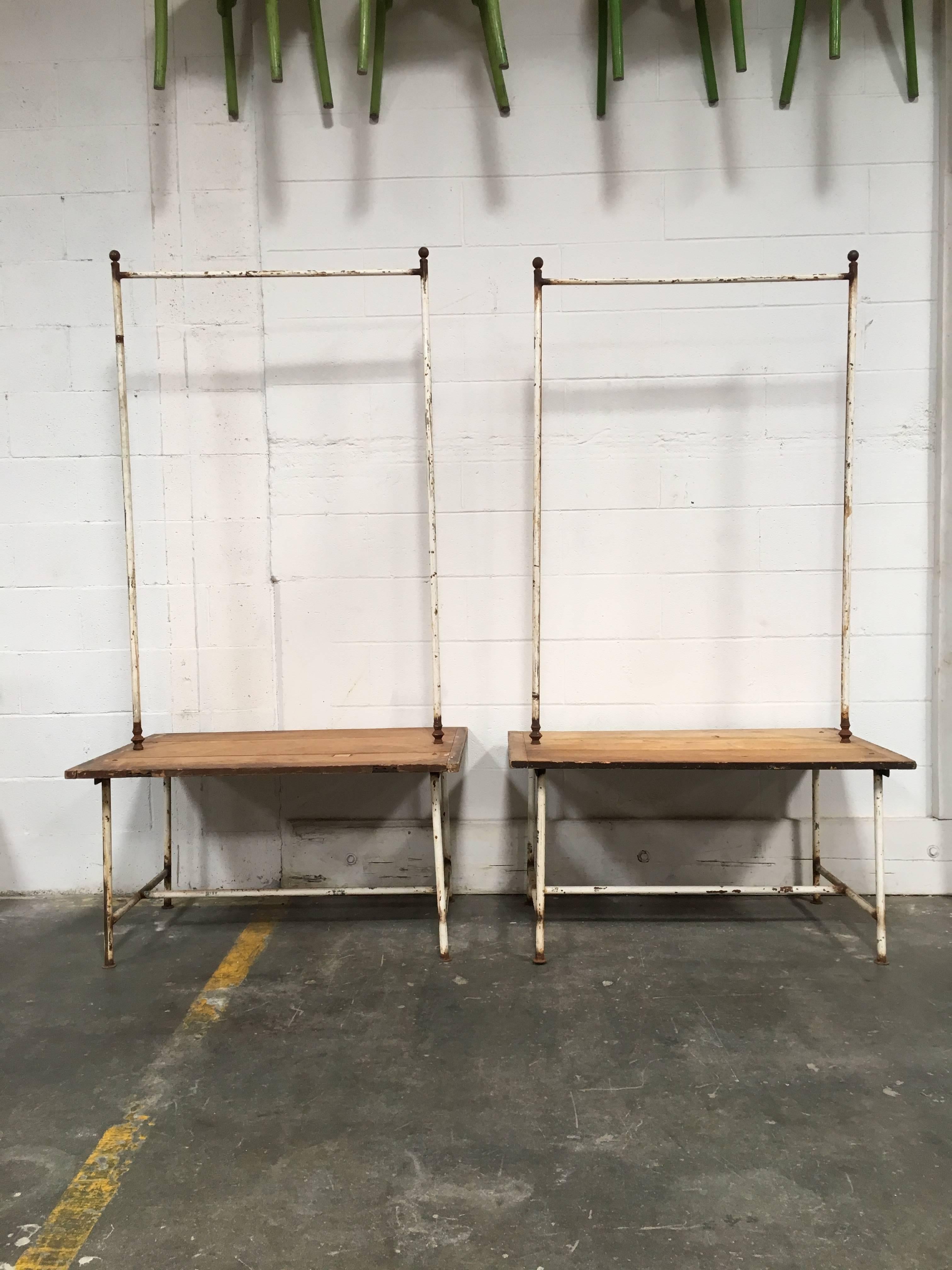 Pair of Late 19th Century French Clothing Racks  2