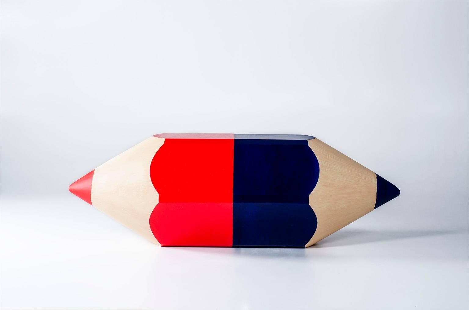 The most Feared of all the pencils.
That one that decided the destiny of tons of students in any schools.
Don’t have to be afraid of the red tick anymore, with the blue line now ,they are just innocent cosy tow seats pouffes.
Differentiated lift