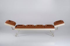 Bench "Cioccosofa'" Handcrafted Polyurethane Differentiated Lift