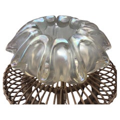 Barovier and Toso Vase Centerpiece iridescent Glass 1940 Italy