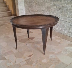 GIO' PONTI COFFE ' TABLE IN NoCe e radica di noce del 1940 Italia