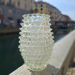 BAROVIER & TOSO - Vase en verre de Murano - ITALIE 1940