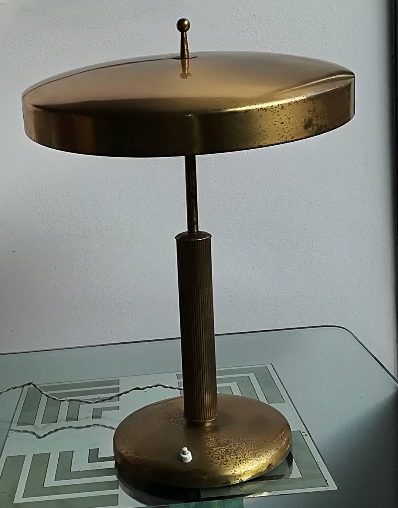 Mid-20th Century Fontana Arte 1940, Table Lamp