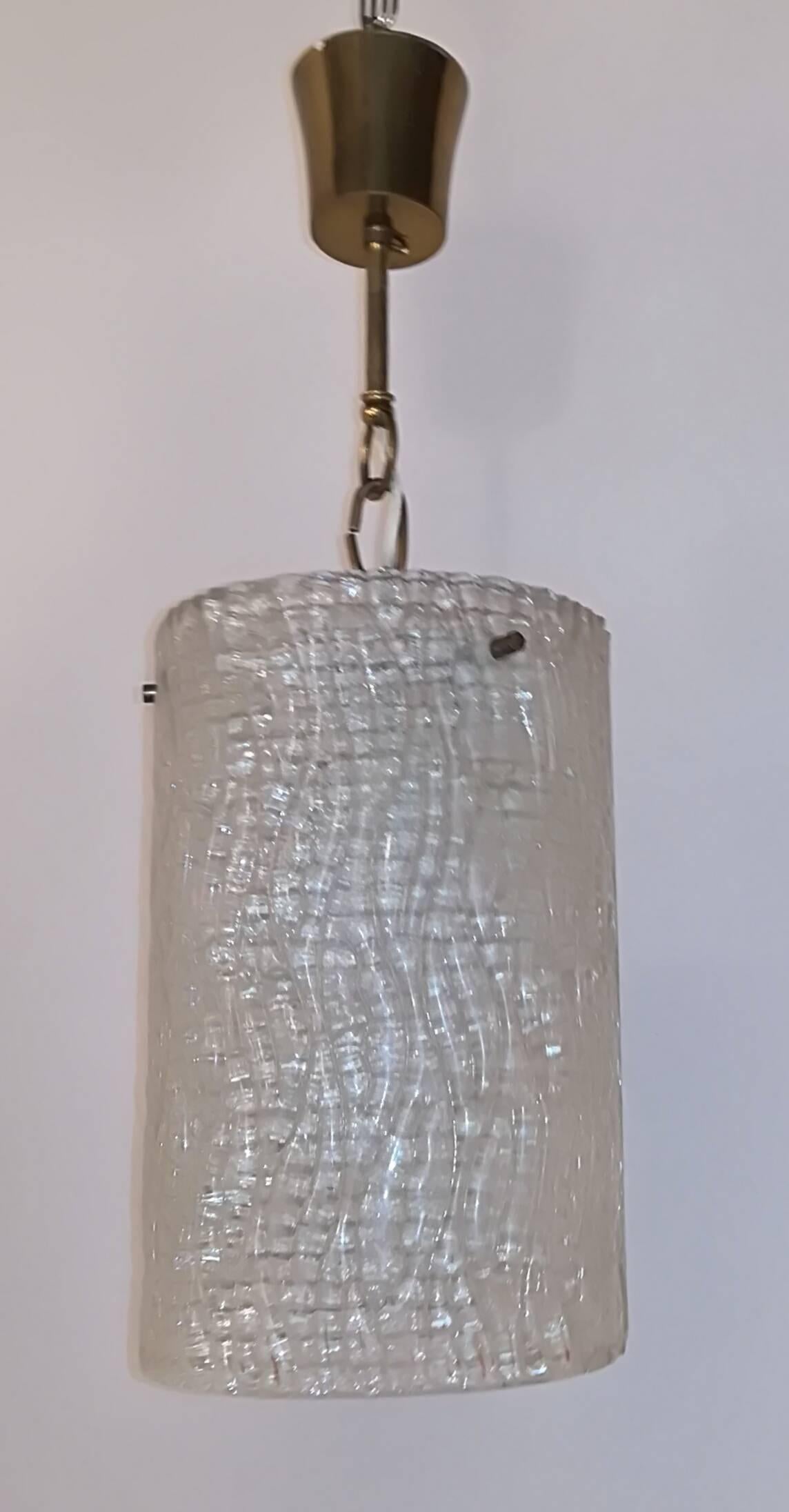 Venini Chandelier, 1950 Murano Glass Iridescent 1