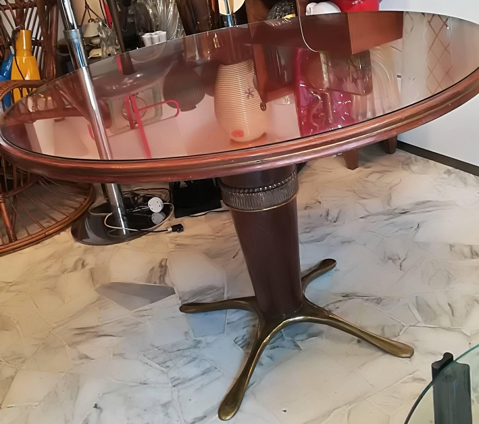 Paolo Buffa Dining Table, 1950 In Good Condition For Sale In Milano, IT