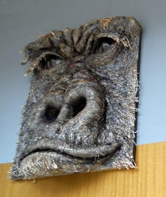 Gorilla, 21st Century Mixed-Media Sculpture by Italian Artist Matteo Volpati