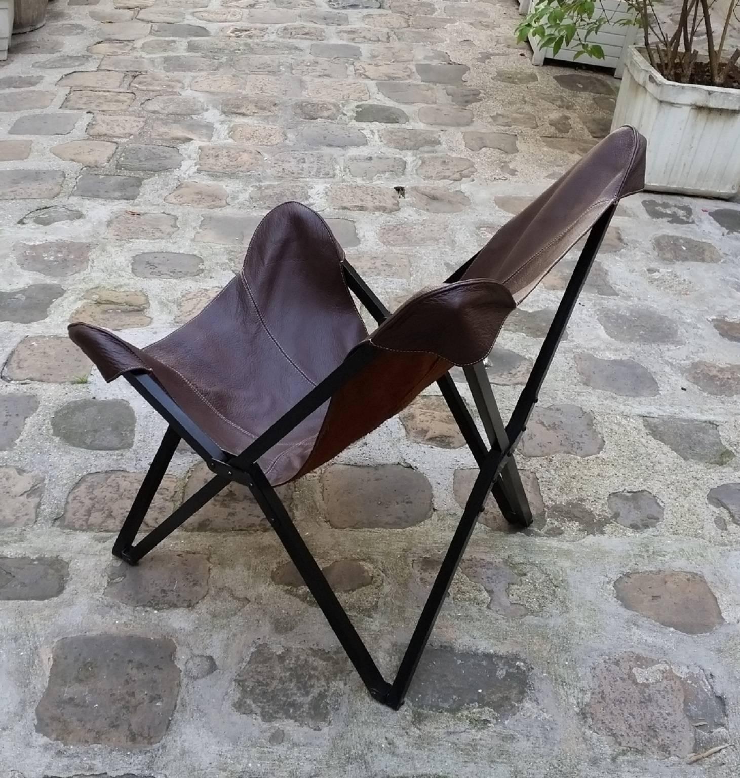 Argentine Butterfly Limited Edition Folding Armchair, 1938