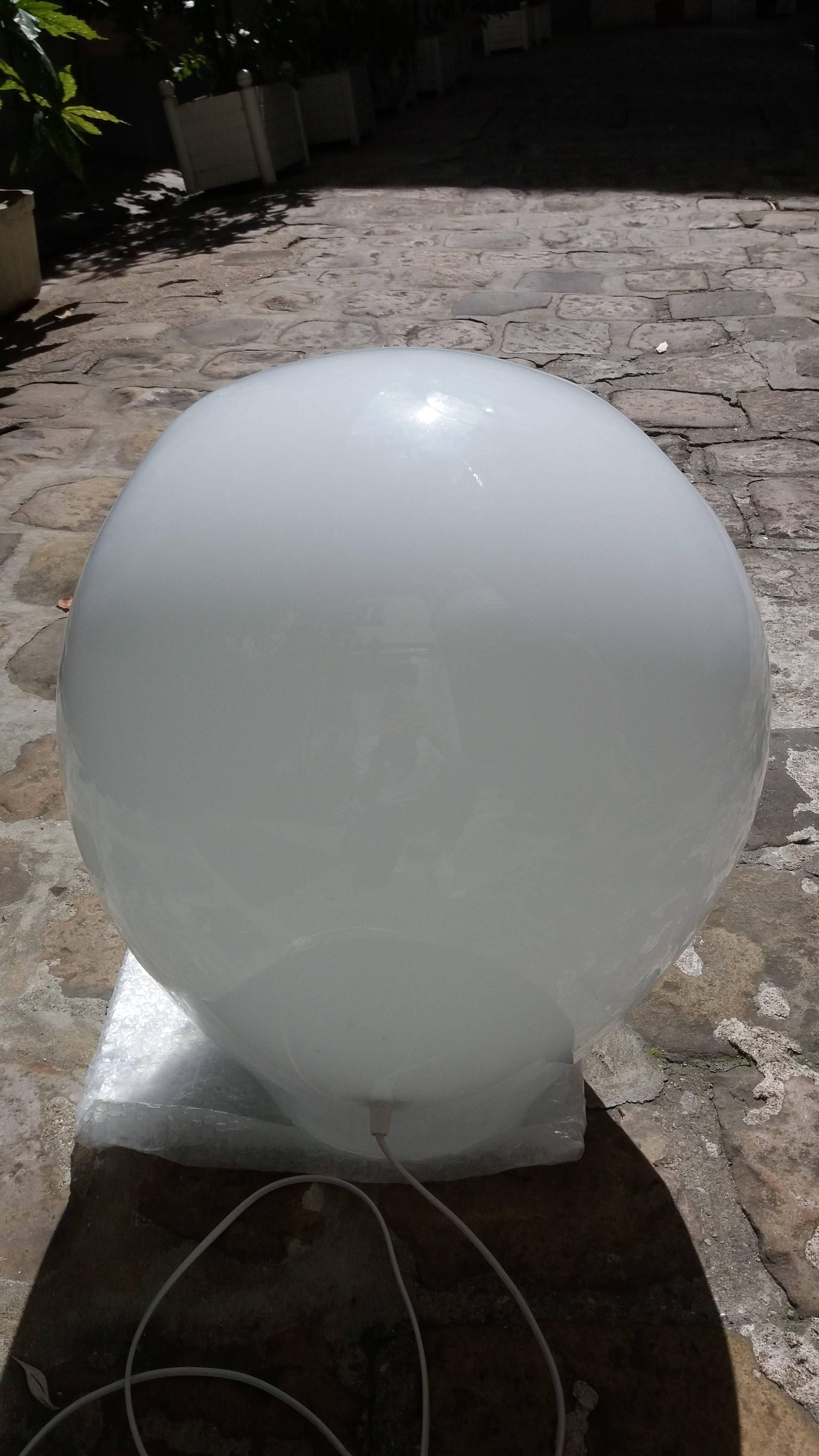 Munega Murano Glass Lamp, 1978 In Excellent Condition In Saint Ouen, FR
