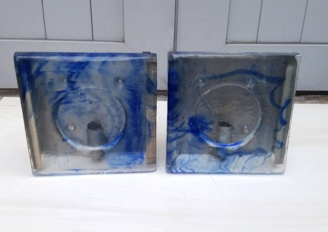 italien Paire de lampes murales Toni Zuccheri en vente