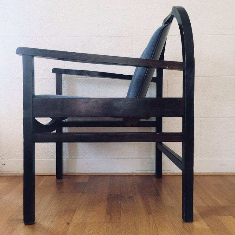 Argos Bauman Armchair, Blue, circa 1978 For Sale at 1stDibs