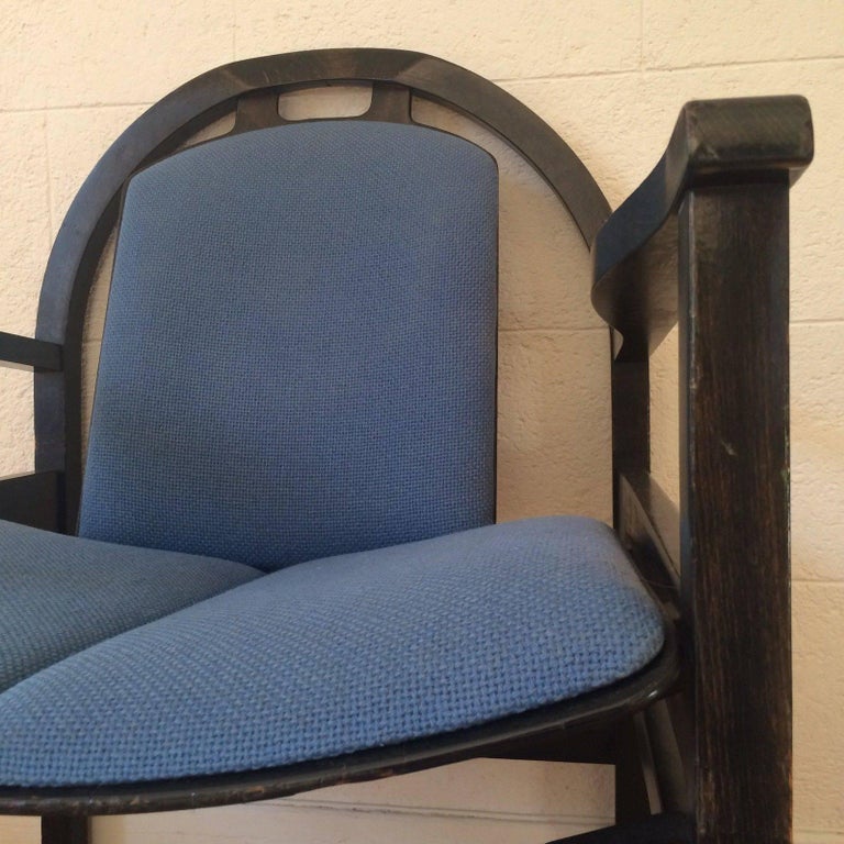 Argos Bauman Armchair, Blue, circa 1978 For Sale at 1stDibs
