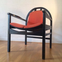 Baumann Armchair Model Argos Orange, circa 1978