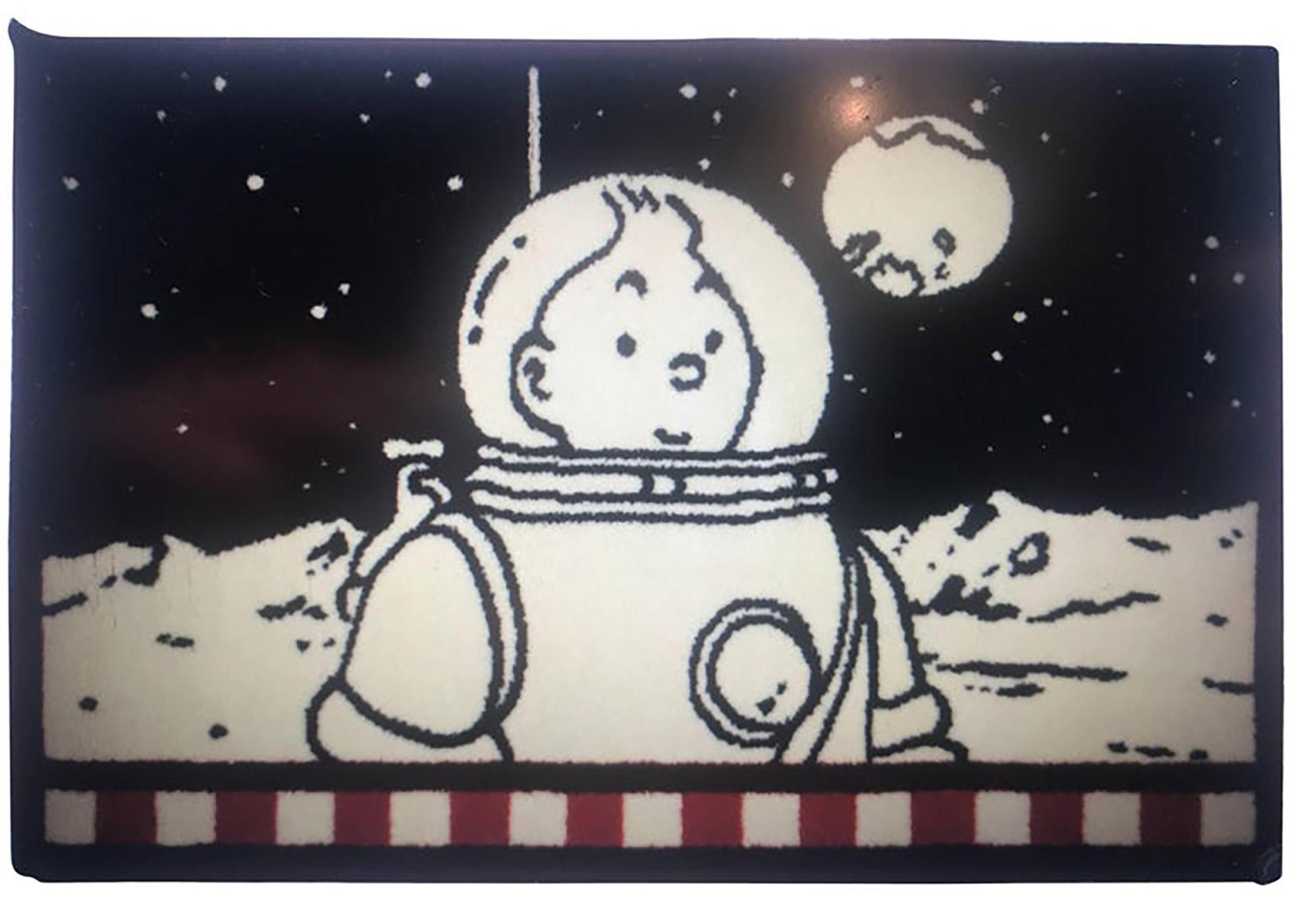 Tapis Tintin on the Moon Excellent état à Saint Ouen, FR