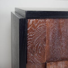 Mid-Century Brutalist Armoire by Lane