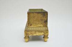 Gilt Figural Planter on Ball Feet