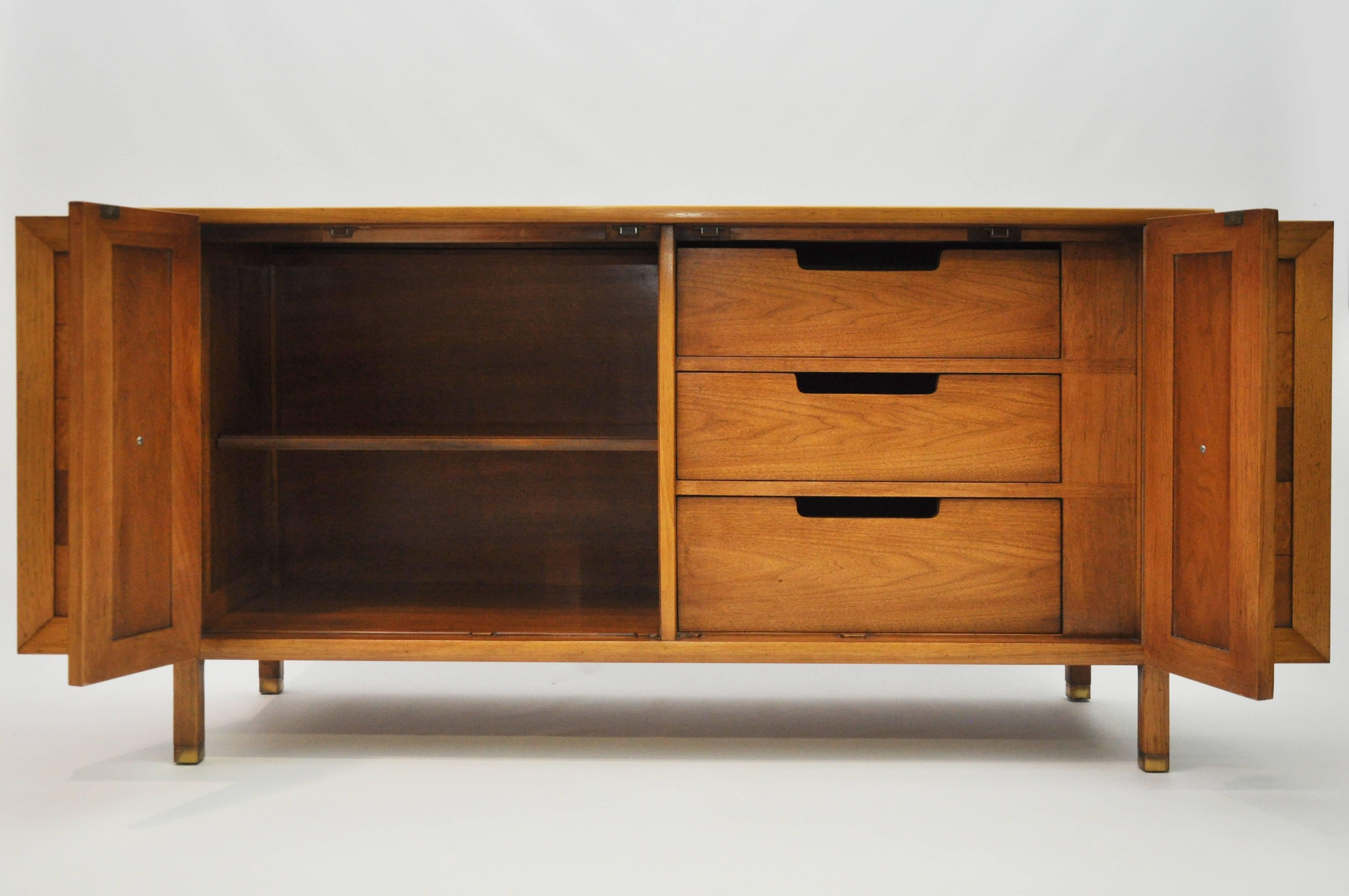 pecan sideboard