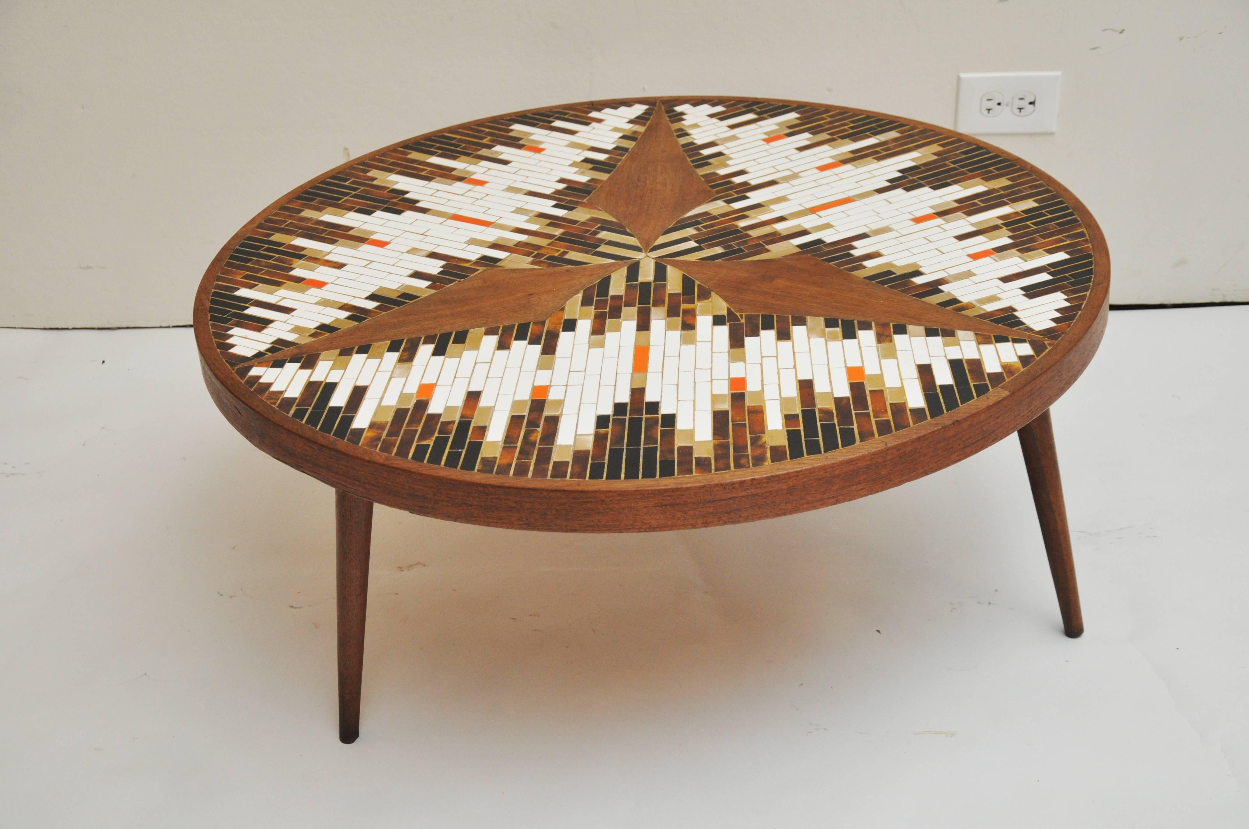 American Tiled Coffee Table by Richard Hohenberg