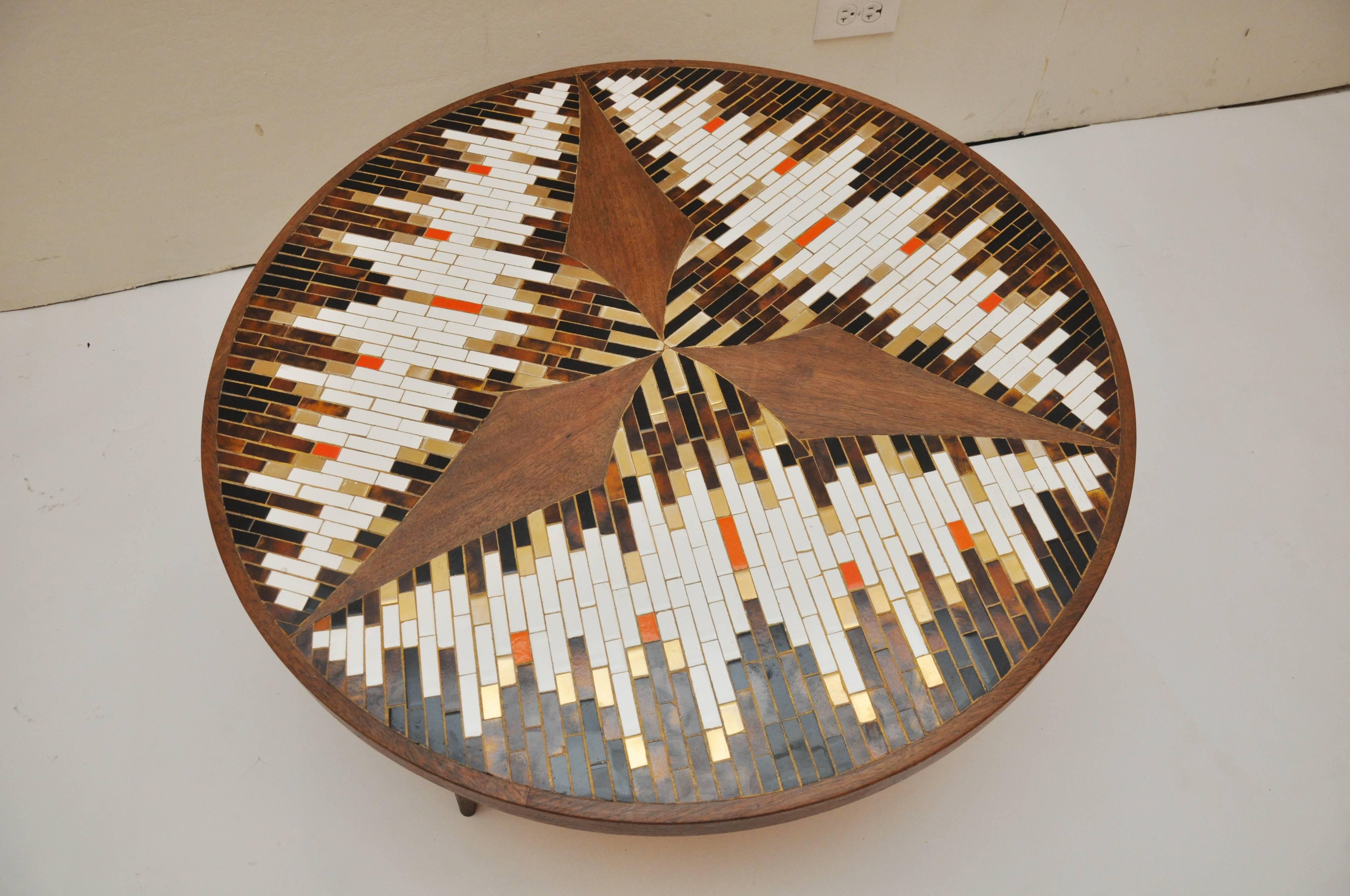 20th Century Tiled Coffee Table by Richard Hohenberg